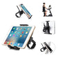 Bicycle phone holder with cradle for tablet and phone mounting on handlebar