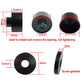 Bearing install/removal tool and screw gaskets with dimension diagram