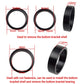 Bottom bracket shell removal adapter set with ring sizes dimension diagram