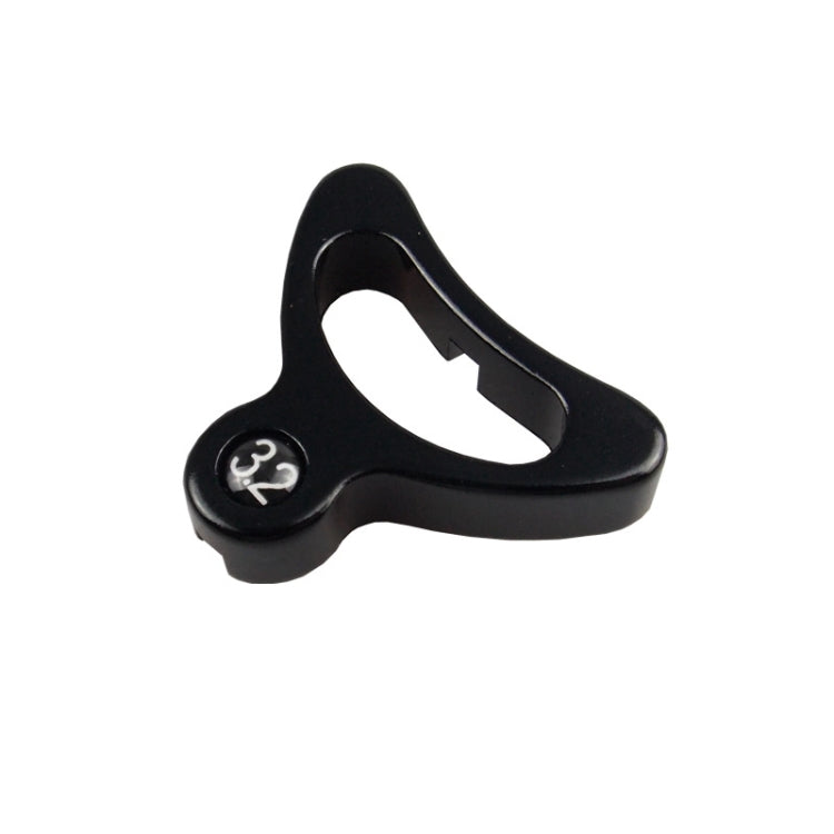Black bicycle spoke wrench tool with adjustable nipple end