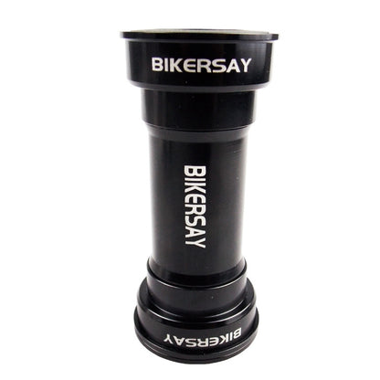 BIKERSAY BB92 bottom bracket bearing, black anodized cups and shell