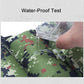 Water-resistant camouflage ankle weight sandbag fabric with sealed surface after spray