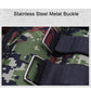 Camouflage ankle weight strap with stainless steel metal buckle and secure fastening