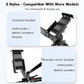 Cycling phone holder bracket styles, universal mount and rearview mirror mount