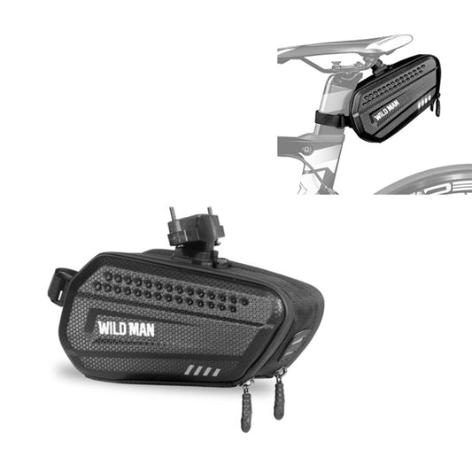 Black bicycle frame front bag with mesh panel, top-mount bracket, and zipper pull
