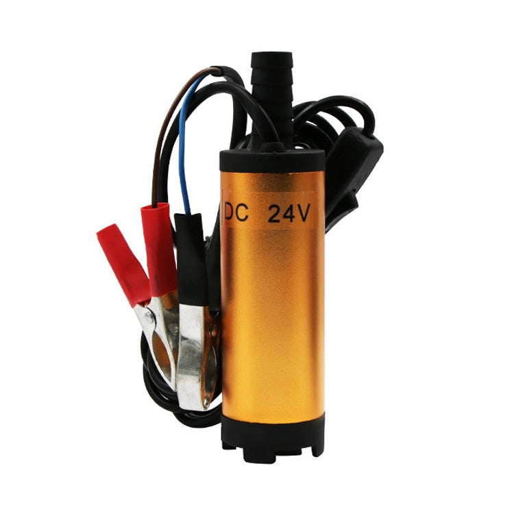24V mini diving water pump with power wiring and terminal clips