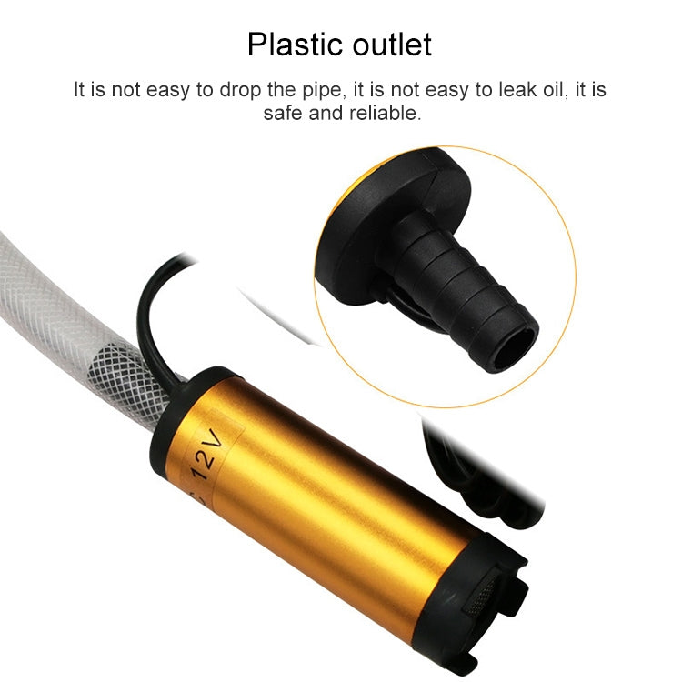 12V mini water pump cylindrical body with plastic outlet nozzle