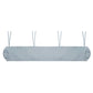 Light grey waterproof roller blind cover with hanging straps