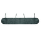 Green waterproof roller blind cover with four hanging straps, long protective sleeve