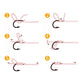 Barbed fish hook tying instruction steps diagram