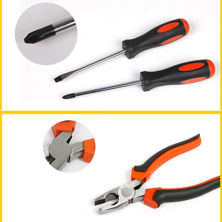 Orange-and-black screwdrivers with metal tips; close-up inset of tip