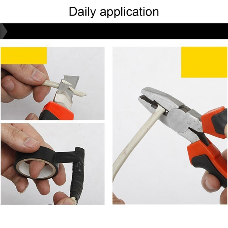 Claw hammer and orange-handled tool being used for everyday fastening