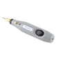 Mini electric grinder drill, light gray body with black rocker power button