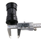 Caliper measuring 39mm on a black BB386 press-fit bottom bracket cup