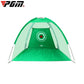 PGM golf training hitting net, green frame and net with target circle