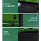 Putting mat trainer close-up featuring double-hole green turf and black base opening