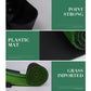 Putting mat trainer corner view with spiral grass segment and black plastic base