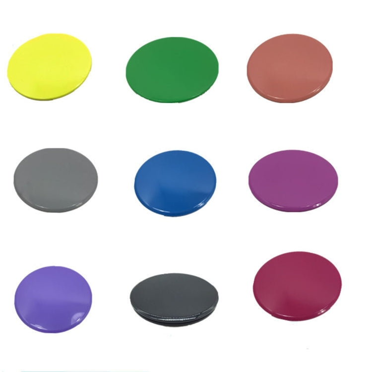 Assorted round exercise gliding discs in multiple colors
