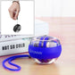 Blue YUNMAI LED gyroball wrist trainer with clear body and blue base ring