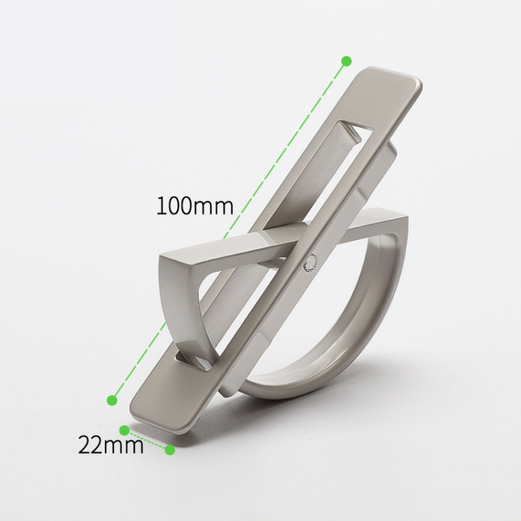 Stainless steel invisible drawer handle, 100mm x 22mm dimensioned track