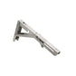Stainless steel folding wall bracket arm, 10 in, 2-pack set