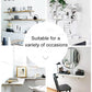 Stainless steel wall-mounted folding shelf brackets for home storage