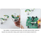 Solder wire spool with green label held near a circuit board