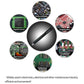 Solder desoldering pump tool with electronics repair use icons
