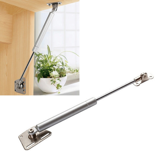 Hydraulic cabinet gas strut with mounting brackets, 10 inch telescopic support rod