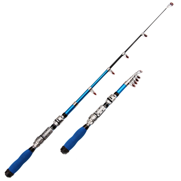 32cm Portable Telescopic Sea Fishing Rod Mini Fishing Pole, Extended Length : 1.5m, 1.5m