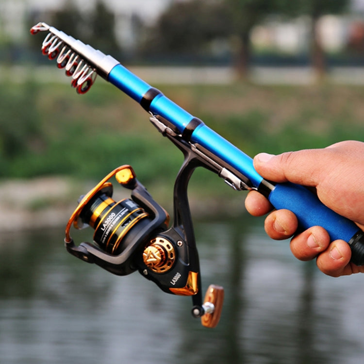 32cm Portable Telescopic Sea Fishing Rod Mini Fishing Pole, Extended Length : 1.5m, 1.5m