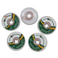 Set of desoldering braid solder wire spools shown from multiple angles