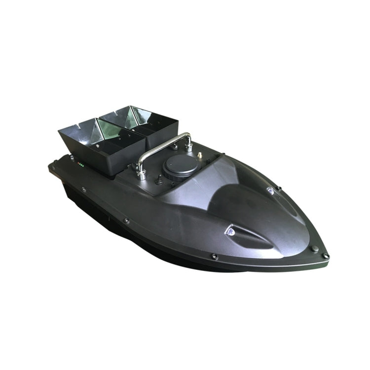 D13C remote-controlled fishing bait boat with twin hoppers and mounted control deck