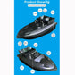 D13C fishing bait boat with antenna, motor deck, hopper, and end-outline light