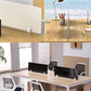 Silver clips securing desktop privacy screens at desk edges