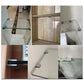 Aluminum alloy glass fixing clips fastening glass panels, single-hole clamp