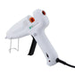 White hot pneumatic glue gun with orange air intake and black trigger grip