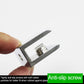 Hand-held chrome zinc alloy glass fixing clamp nail with screw