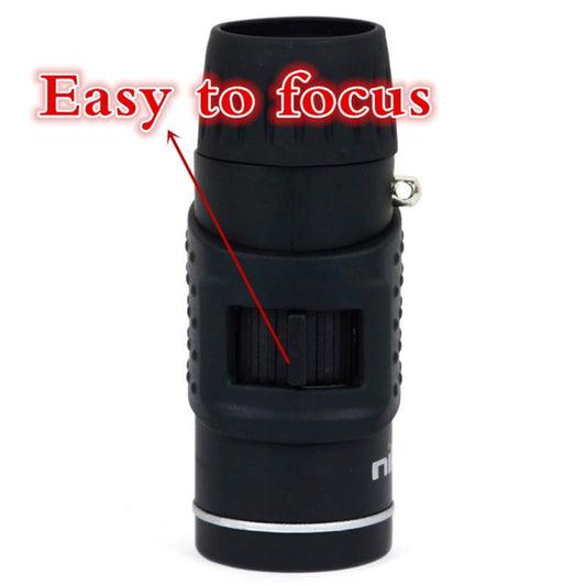 Black monocular with raised eyecup and side control dial