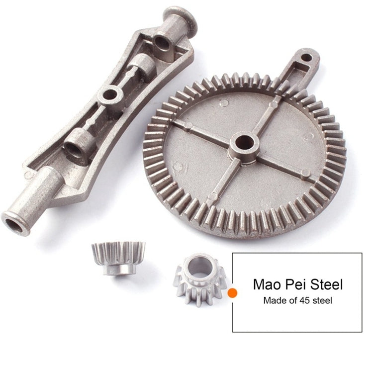 Mao Pei Steel cast metal drill parts, grey geared disc and tool head