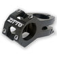 Black MTB handlebar stem with ZTTO logo and angled faceplate, four mounting bolts