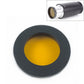 1.25-inch telescope color filter with amber-yellow tinted lens in a black frame