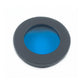 1.25-inch telescope color filter showing a blue-tinted glass center