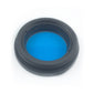1.25-inch telescope color filter with blue-tinted lens and front mounting ring