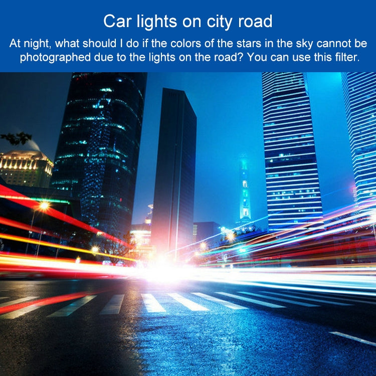 UHC light pollution filter reduces glare from city street lights during night viewing