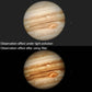 Planet observation comparison showing effect before and after using a UHC filter