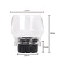 Transparent shield guard size: 51mm wide, 56mm tall, 30mm base