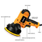 Hilda car polisher sander with speed buttons, auxiliary handle, and foam pad
