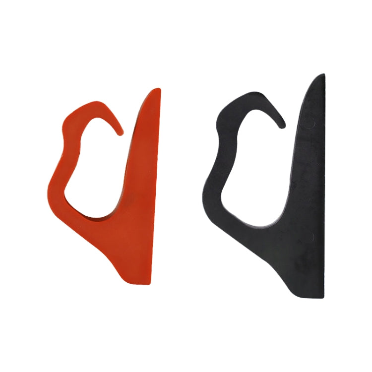 Red and black front hawk hook holders for electric scooter, U-shaped accessories