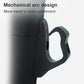 Black front hawk hook holder with curved U grip, mounted on scooter